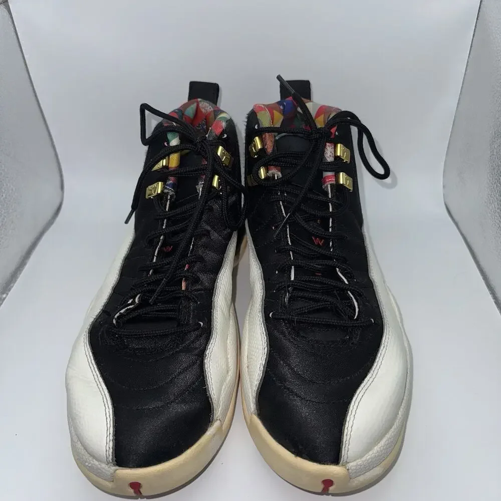 Air Jordan 12 Retro Chinese New Year 2019 Black Gold CI2977-006 Men’s 9.5